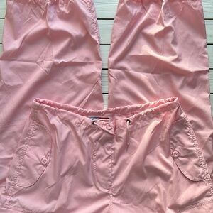 UFO Parachute Pants Light Pink size Small